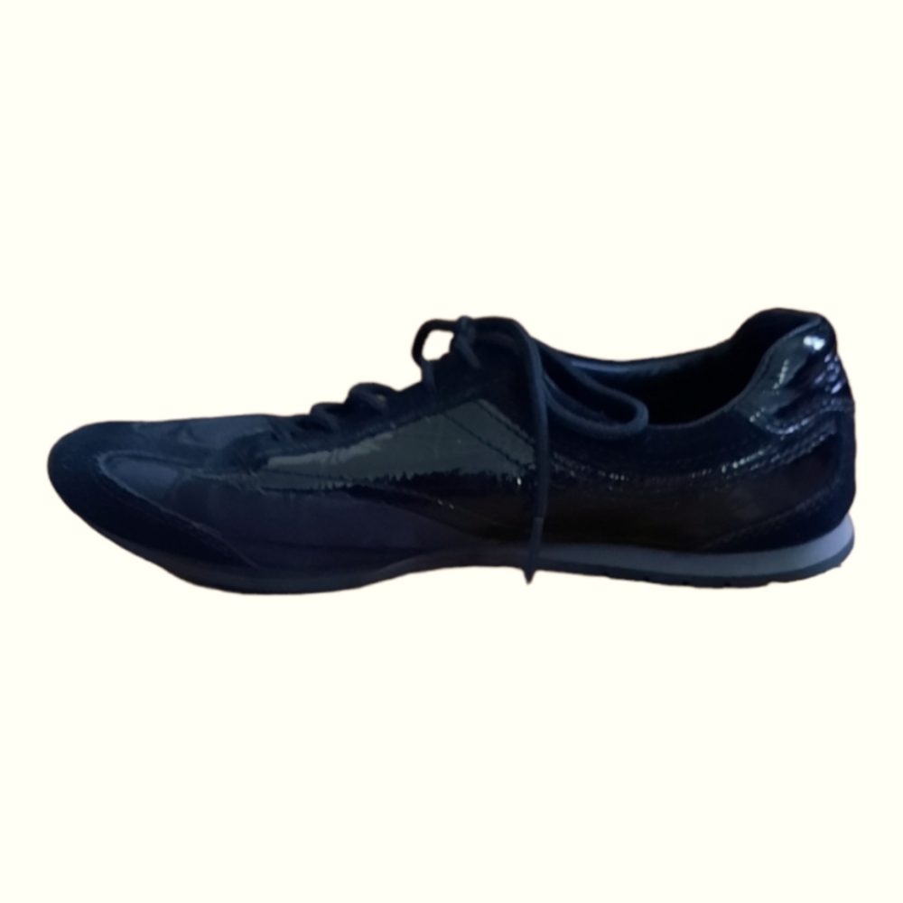 Coach Women's Black Lace Up Sneakers